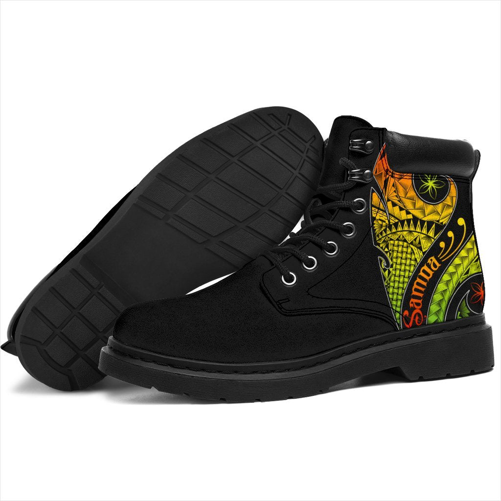 Samoa All - Season Boots - Samoa Polynesian Decorative Patterns - Polynesian Pride