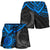 Pohnpei Polynesian Shorts (Women) - Polynesian Blue Turtle - Polynesian Pride