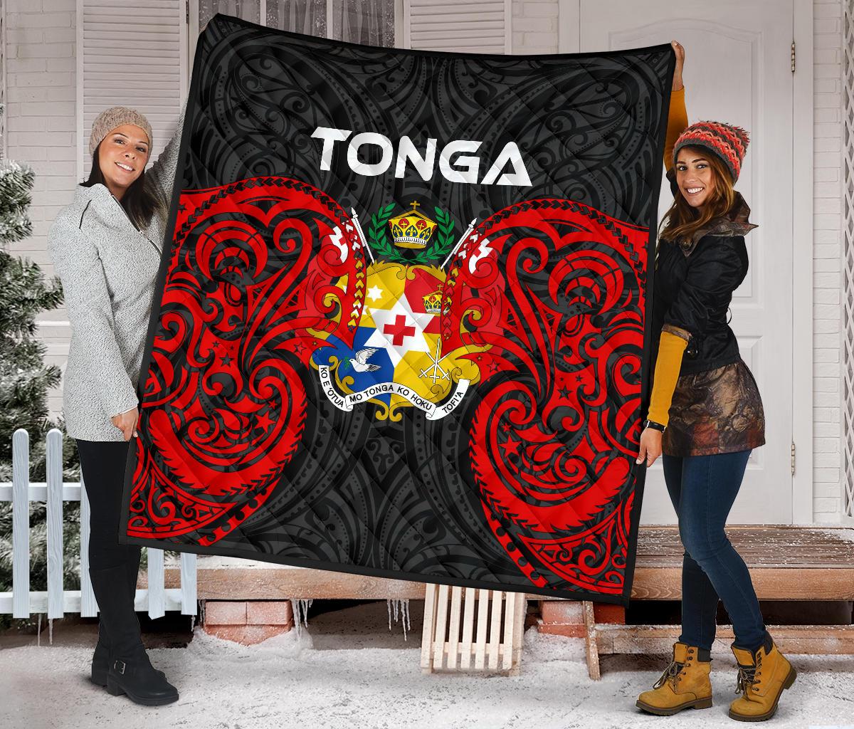 Tonga Polynesian Premium Quilt - Tongan Spirit - Polynesian Pride