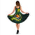 Polynesian Hawaii Midi Dress - Ti Leaf Lei Turtle - Polynesian Pride