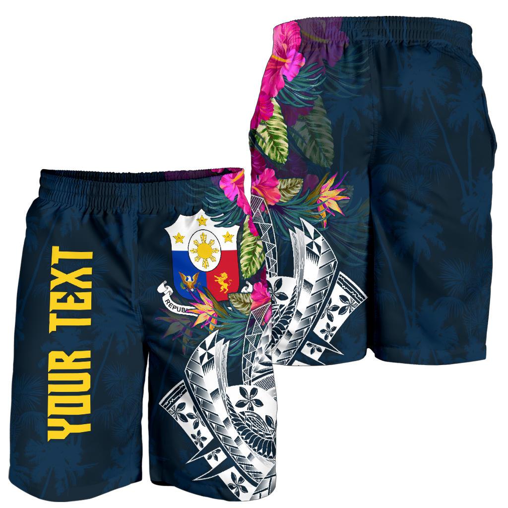 The Philippines Personalised Men's Shorts - Summer Vibes - Polynesian Pride