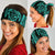 Hawaiian Bandana Turtle Map Polynesian Bandana 3-Pack - Circle Style Turquoise - Polynesian Pride