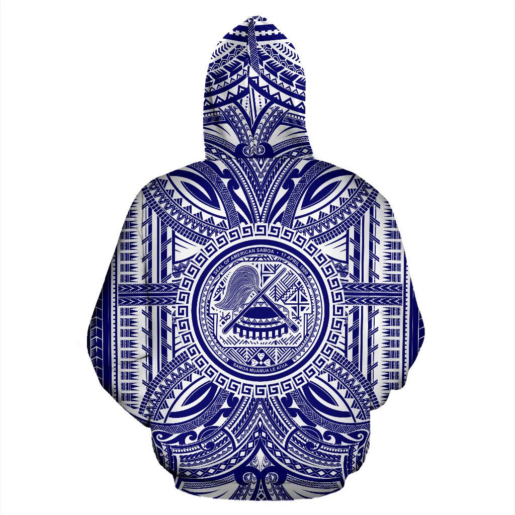 American Samoa ll Over Hoodie merican Samoa Coat of rms Polynesian Flag Color - Polynesian Pride