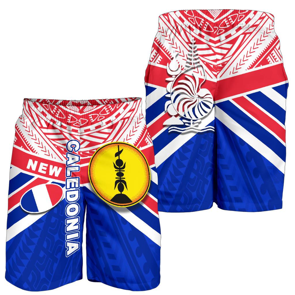 New Caledonia Rugby Men Shorts Polynesian - Polynesian Pride