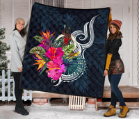 Vanuatu Polynesian Premium Quilt - Tropical Flower - Polynesian Pride