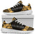 Papua New Guinea Sport Sneakers - Polynesian Tattoo Gold - Polynesian Pride