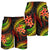 American Samoa Polynesian Men Shorts - Reggae Plumeria - Polynesian Pride