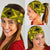 Polynesian Plumeria Mix Yellow Black Bandana 3 - Pack - Polynesian Pride