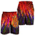 Hawaii Men's Shorts - Hawaii King Polynesian Patterns Black - Polynesian Pride