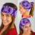 Hawaiian Turtle Map Purple Bandana 3 - Pack - Polynesian Pride