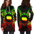 Cook Islands Polynesian Hoodie Dress Map Reggae - Polynesian Pride