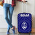 Guam Luggage Covers - Guam Seal With Polynesian Tattoo Style (Blue) Blue - Polynesian Pride