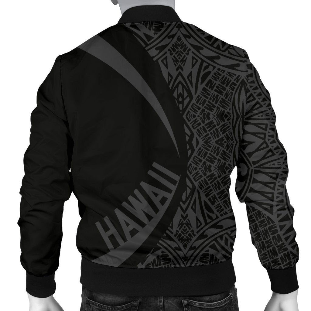 Hawaii Coat Of Arm Polynesian Men's Bomber Jacket - Circle Style 06 - Polynesian Pride