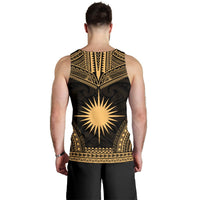 Marshall Islands Men's Tank Top - Polynesian Chief Gold Version - Polynesian Pride
