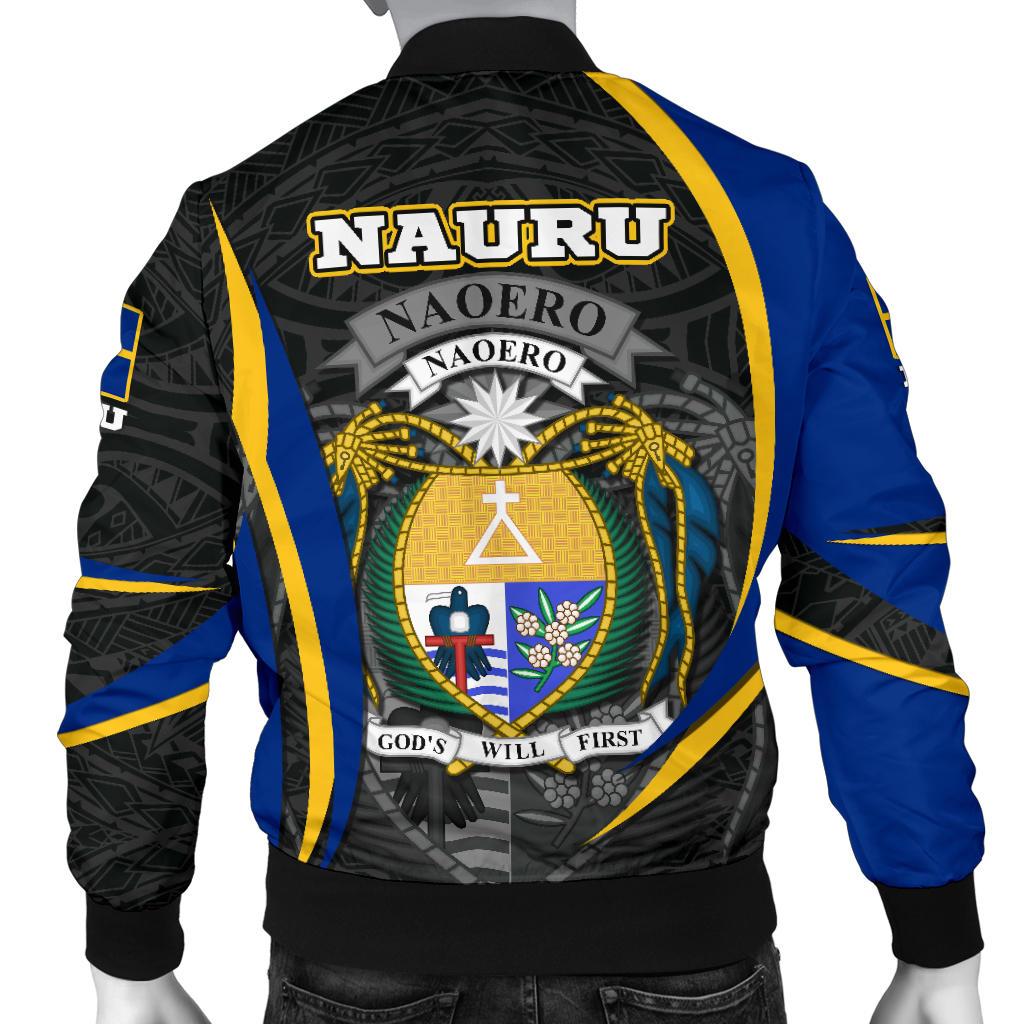 Nauru Polynesian Bomber Jacket (Men) - Nauru Spirit (Original) - Polynesian Pride