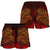 Polynesian Women's Shorts - Red Shark Polynesian Tattoo - Polynesian Pride