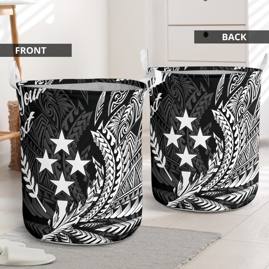 Kosrae State Laundry Basket - Custom Personalised Wings Style - Polynesian Pride
