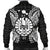 French Polynesia Polynesian Men's Bomber Jacket Map Black - Polynesian Pride