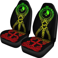 Yap Car Seat Covers - Yap Flag Micronesian Tribal Reggae - Polynesian Pride