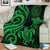 Palau Premium Blanket - Green Tentacle Turtle - Polynesian Pride