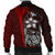 Federated States of Micronesia Men's Bomber Jackets Red - Turtle With Hook - Polynesian Pride