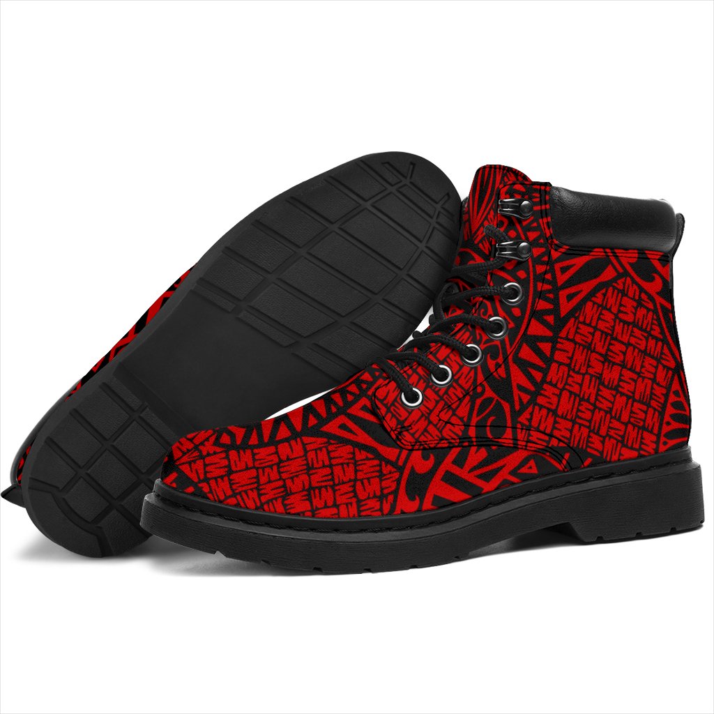 Polynesian 15 Season Boots - Polynesian Pattern - Polynesian Pride