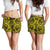 Polynesian Kakau Turtle Yellow Women's Short - Polynesian Pride