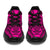 Polynesian Plumeria Mix Pink Black Chunky Sneakers - Polynesian Pride