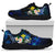 Polynesian Hawaii Sneakers - Turtle With Plumeria Flowers - Polynesian Pride