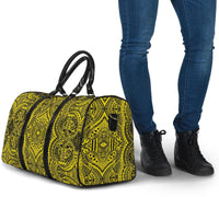 Polynesian Symmetry Yellow Hawaii Travel Bag - Polynesian Pride