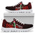 Pohnpei Micronesia Sneakers - Coat Of Arm With Hibiscus - Polynesian Pride