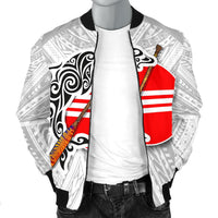American Samoa Polynesian Men's Bomber Jacket - Fagasa - Polynesian Pride