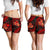 Polynesian Hawaii Women Shorts - Red Plumeria - Polynesian Pride