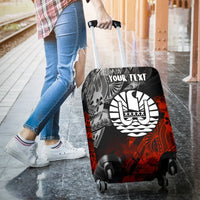 Tahiti Polynesian Personalised Luggage Covers - Vintage Polynesian Turtle - Polynesian Pride