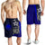 Federated States of Micronesia Men's Shorts Blue - Turtle With Hook Blue - Polynesian Pride