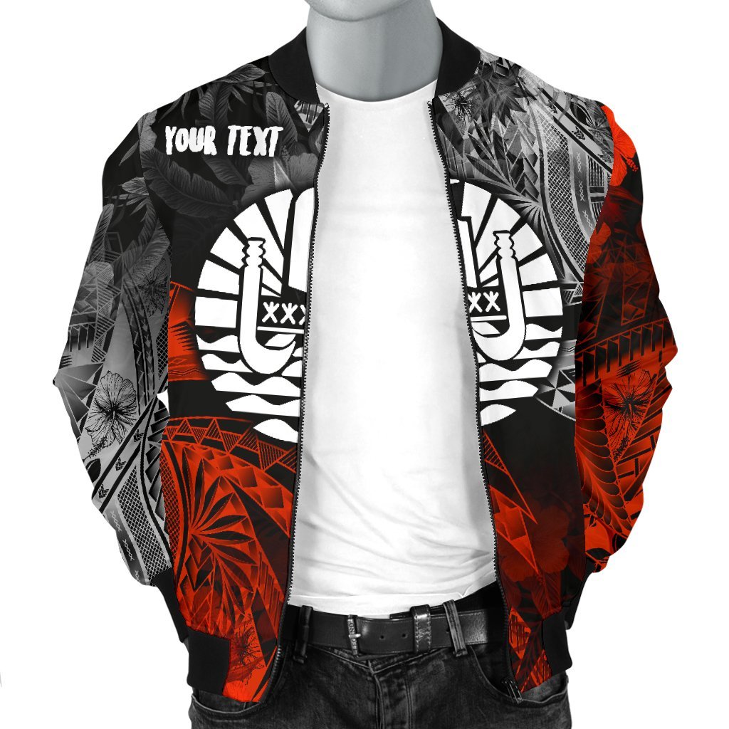 Tahiti Polynesian Personalised Men's Bomber Jacket - Vintage Polynesian Turtle - Polynesian Pride