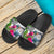 Marshall Islands Slide Sandals - Turtle Plumeria Banana Leaf Crest - Polynesian Pride