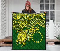 Cook Islands Polynesian Premium Quilt - Polynesian Turtle - Polynesian Pride