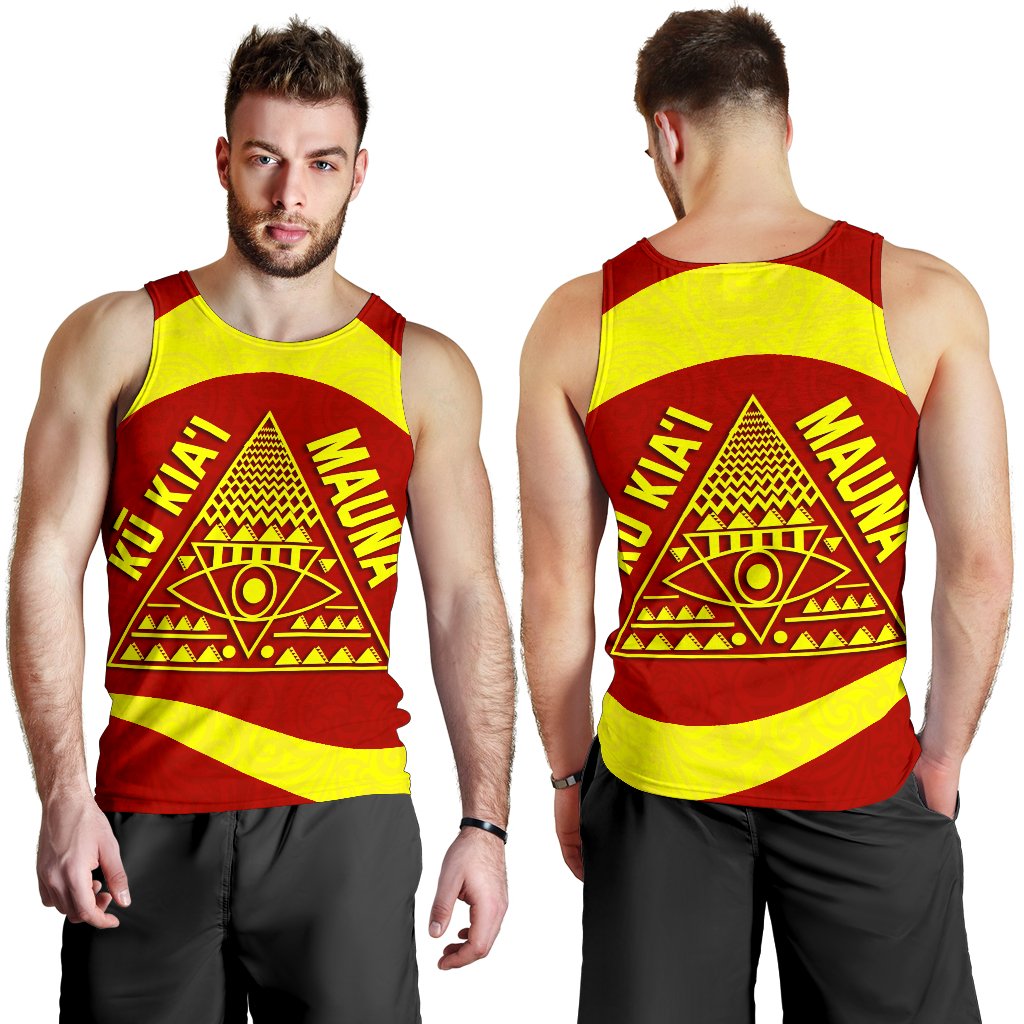 Mauna Kea Men's Tank Top 09 - Polynesian Pride