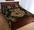 Hawaii Anchor Hibiscus Flower Vintage Quilt Bed Set - AH - Gold - Polynesian Pride