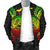 American Samoa Polynesian Men's Bomber Jacket Map Reggae - Polynesian Pride