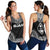 Guam Women's Racerback Tank - Polynesian Chief Black Version - Polynesian Pride