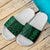 Kanaka Map Tribal Slide Sandals Green White - Polynesian Pride