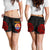 Tahiti Polynesian Women's Short - Tahitians Spirit Women Red - Polynesian Pride