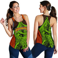 Polynesian Hawaii Women's Racerback Tank - Tribal Wave - Polynesian Pride