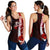 Yap Micronesia Women's Racerback Tank - Coat Of Arm With Hibiscus Red - Polynesian Pride