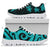 Fiji Polynesian Sneakers - Turquoise Tentacle Turtle - Polynesian Pride