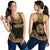 American Samoa Women's Racerback Tank - Polynesian Chief Gold Version - Polynesian Pride