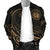 Hawaii Coat Of Arms Polynesian Men's Bomber Jacket - Gold - Frida Style - Polynesian Pride