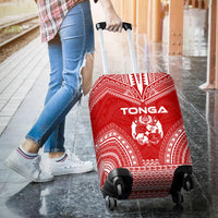 Tonga Flag Polynesian Chief Luggage Cover - Polynesian Pride